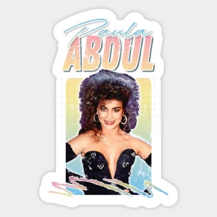 Paula Abdul / 80s Aesthetic Fan Art Design Sticker